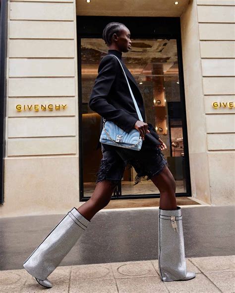 givenchy sharklock|Givenchy shark lock boots outfit.